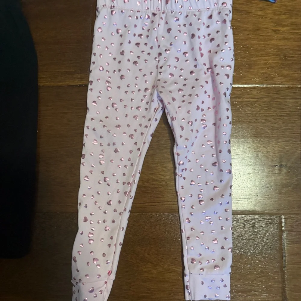 Kids Pajamas Set - Pink, White, Black